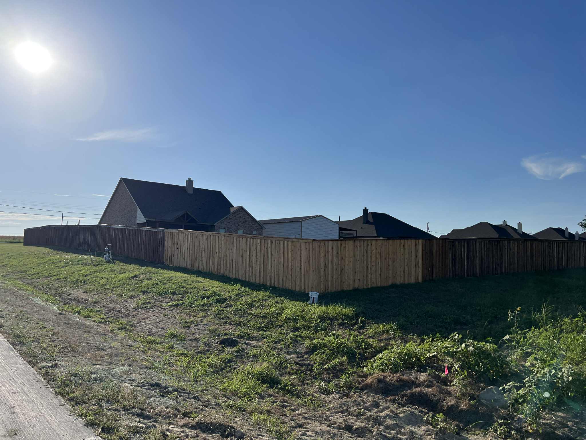 Custom fence project options